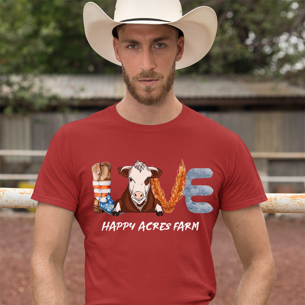 Love Farm - Personalized Custom Unisex T-shirt