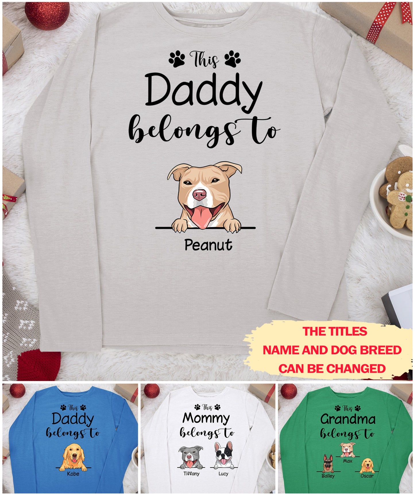 This grandma belongs to - Personalized custom classic long sleeve