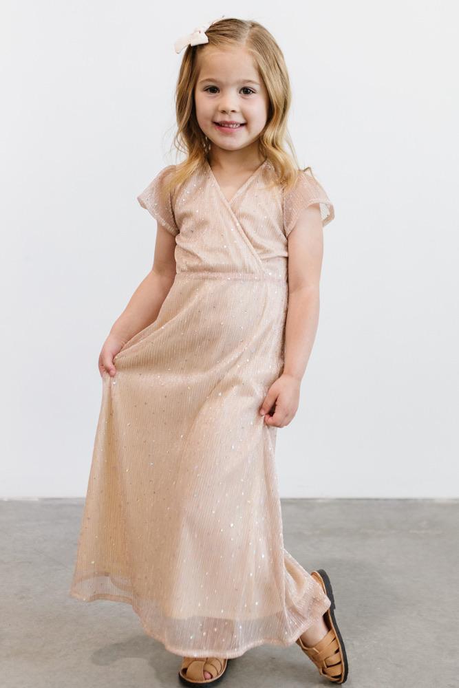 Toddler Grace Sparkle Gown | Champagne - Baltic Born