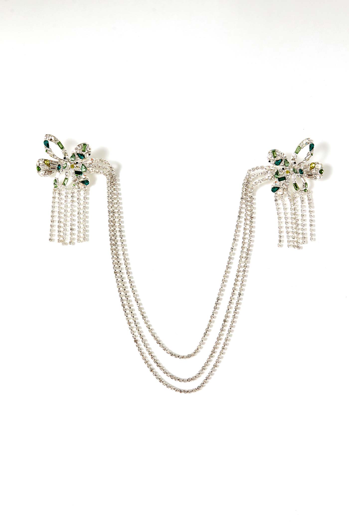 LIME FLOWER CHAIN PIN