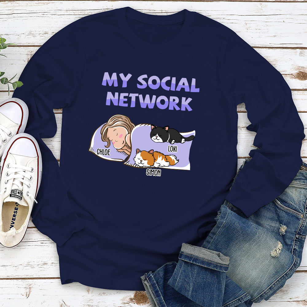 My Social Network - Personalized Custom Long Sleeve