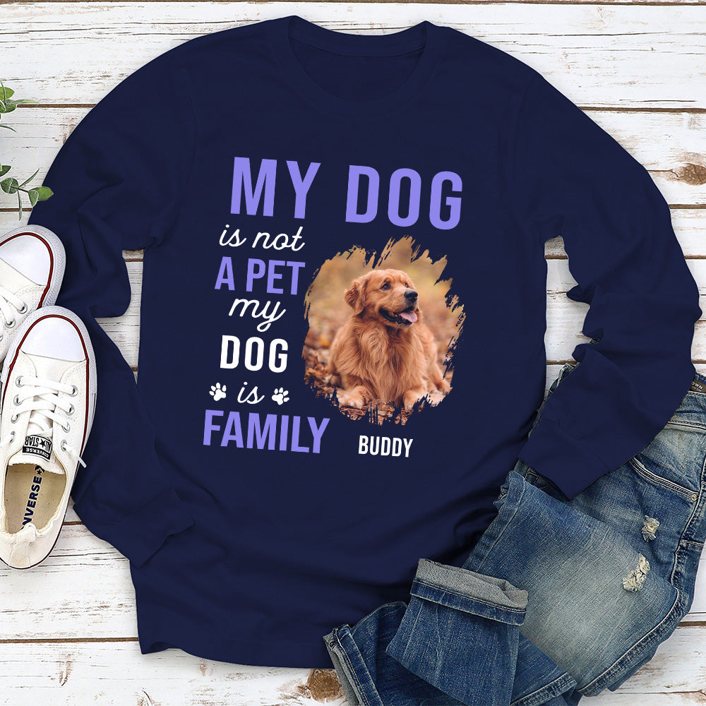 My Family Photo - Personalized Custom Long Sleeve T-shirt