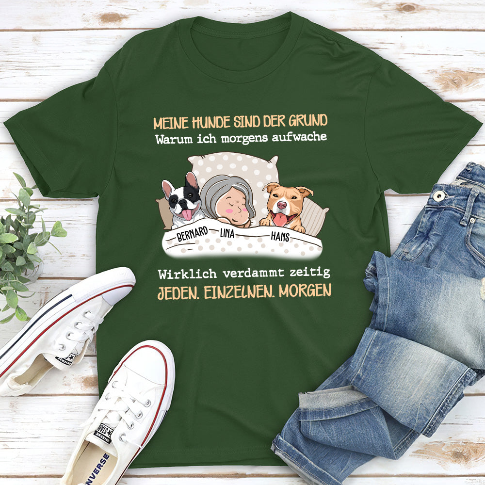 Mein Hund Ist Der Grund - Personalisiertes Unisex T-shirt