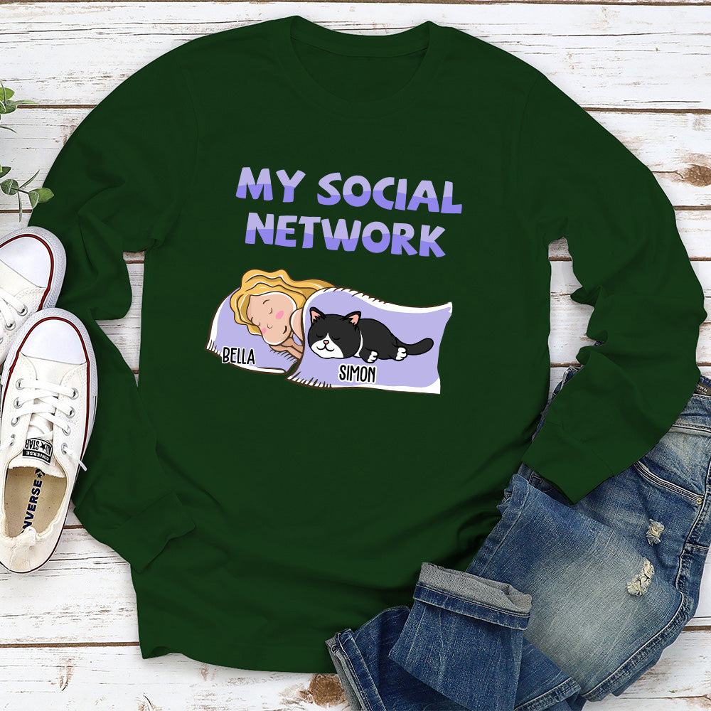 My Social Network - Personalized Custom Long Sleeve