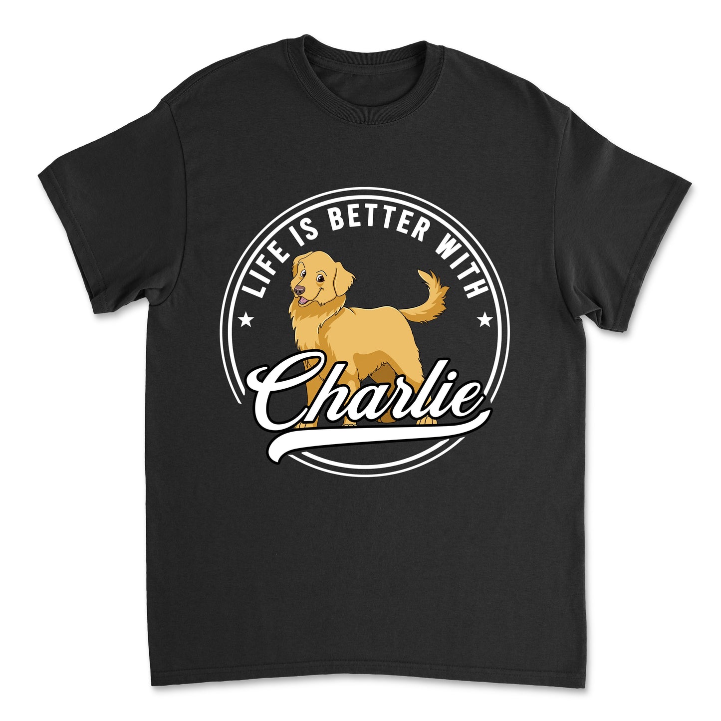 Life Is Better Logo  - Personalized Custom Unisex T-shirt
