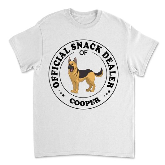 Official Snack Dealer - Personalized Custom Unisex T-shirt