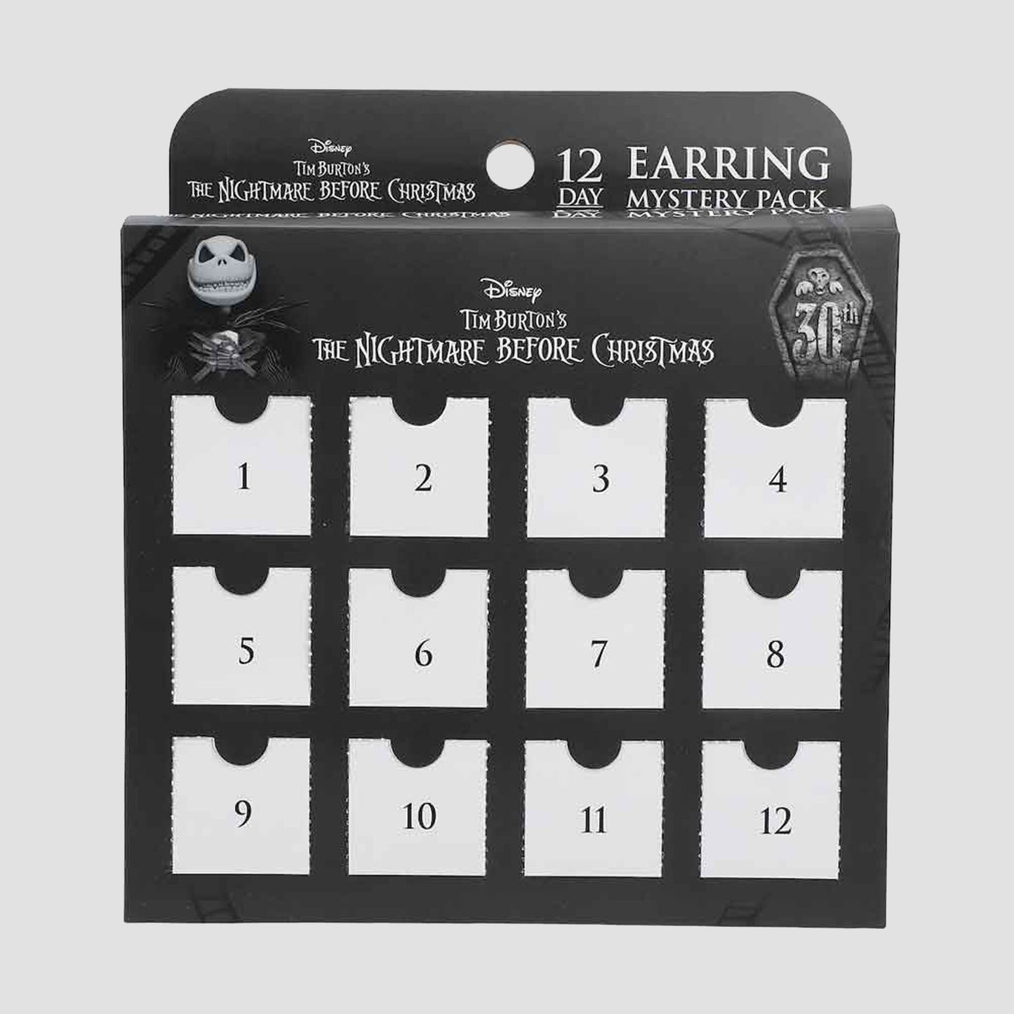 12 Days of Earrings The Nightmare Before Christmas Jewelry Advent Calendar