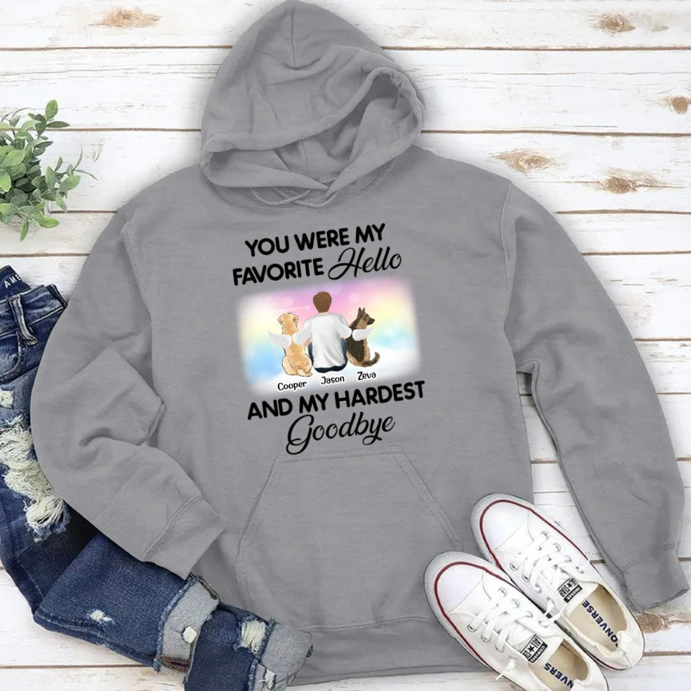 My Favorite Hello - Personalized Custom Hoodie