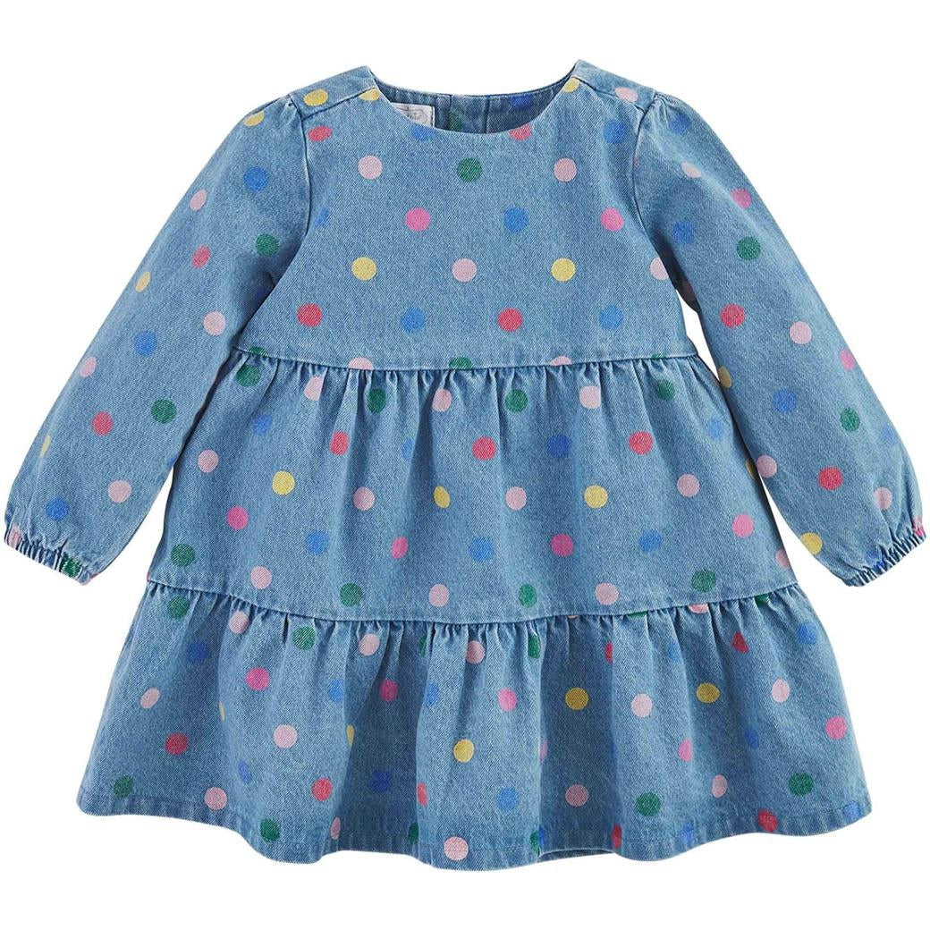 Mud Pie Chambray Dot Dress