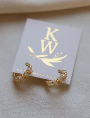 Katie Waltman Earrings-Gold