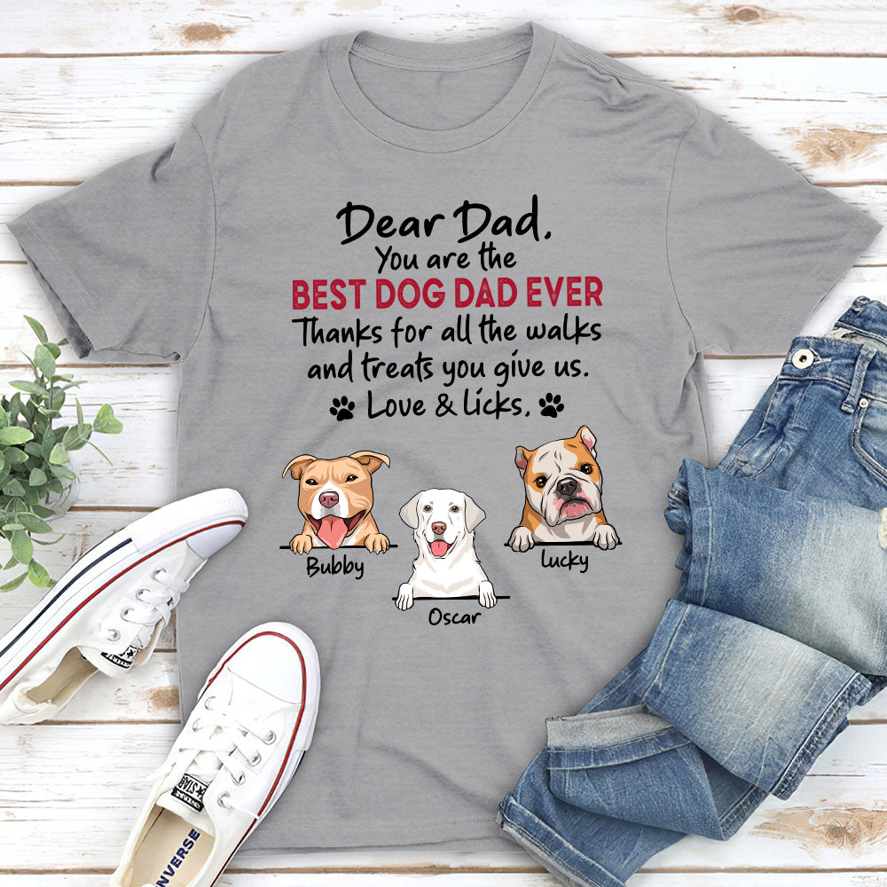 Walks And Treats - Personalized Custom Unisex T-shirt