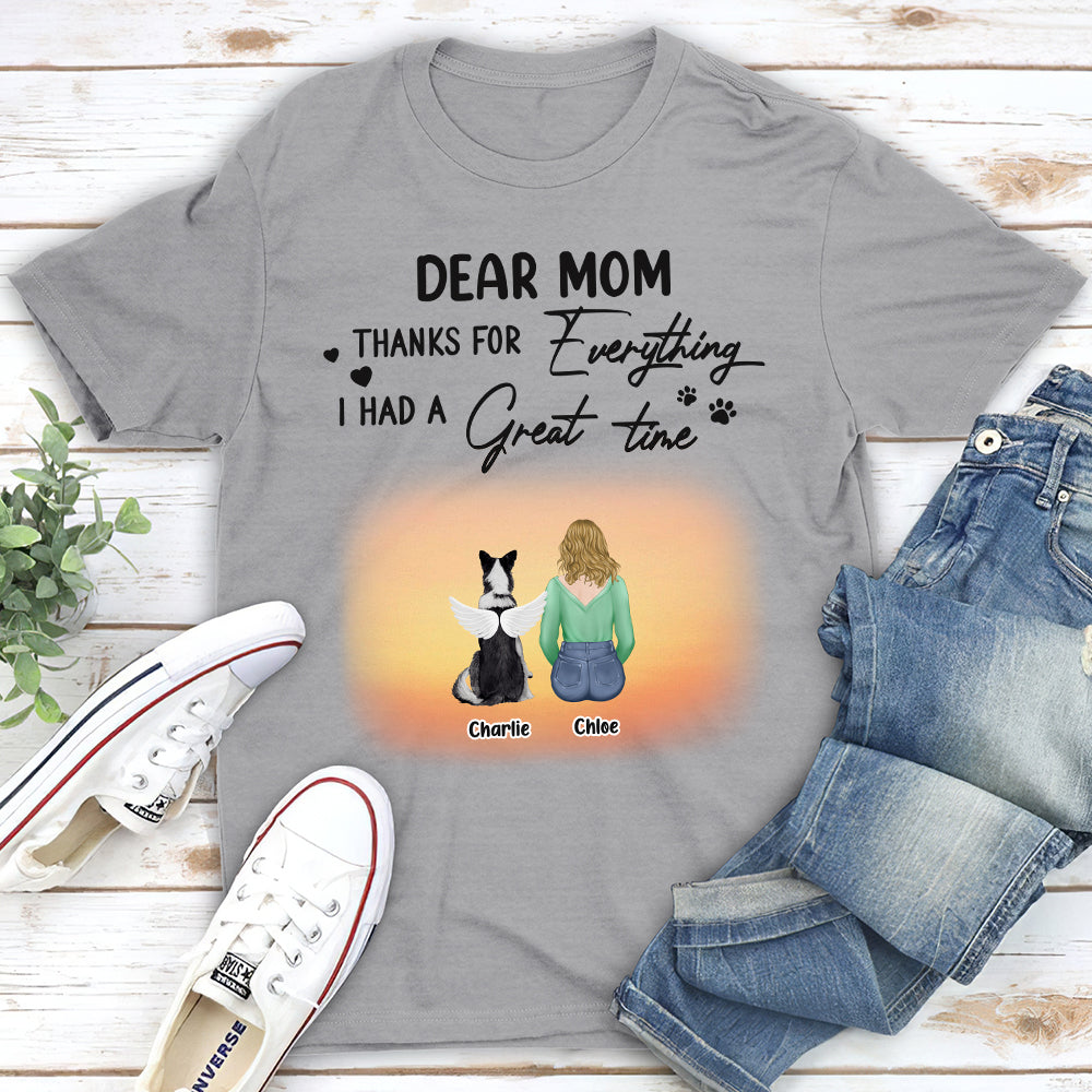 I Had A Great Time - Personalized Custom Unisex T-shirt