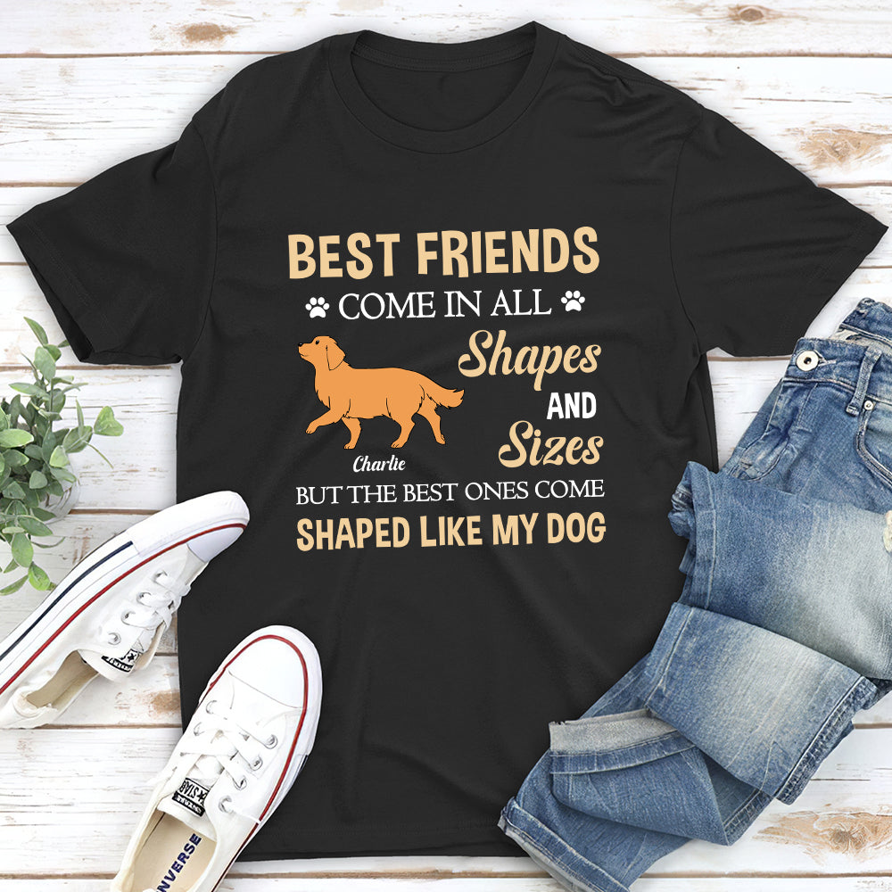Shapes And Sizes - Personalized Custom Unisex T-shirt
