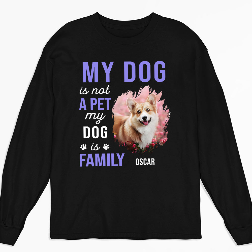 My Family Photo - Personalized Custom Long Sleeve T-shirt