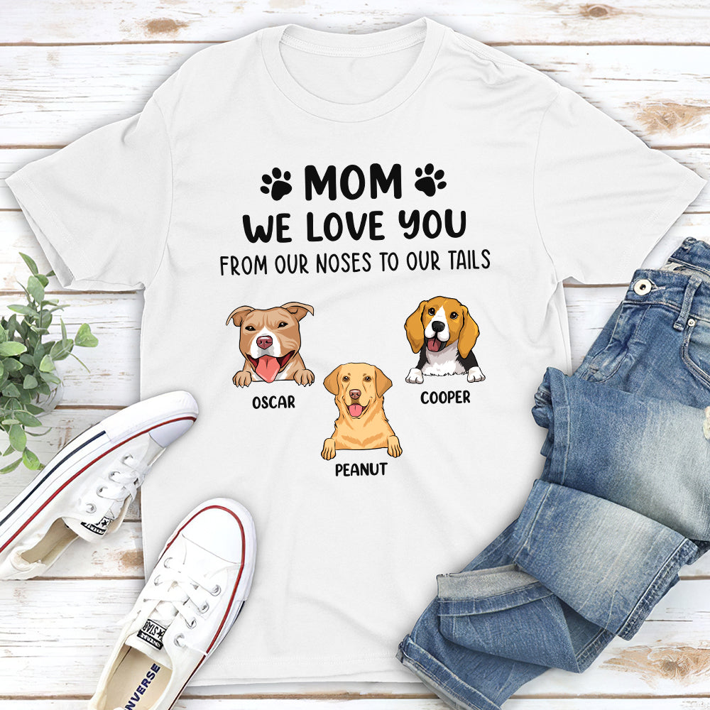 From The Nose To The Tail - Personalized Custom Unisex T-shirt