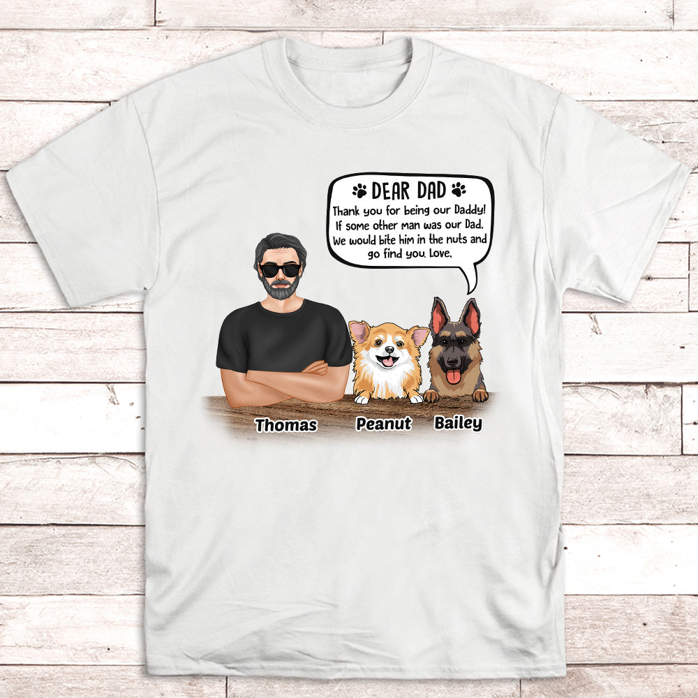 Dear Dad - Personalized Custom Unisex T-shirt