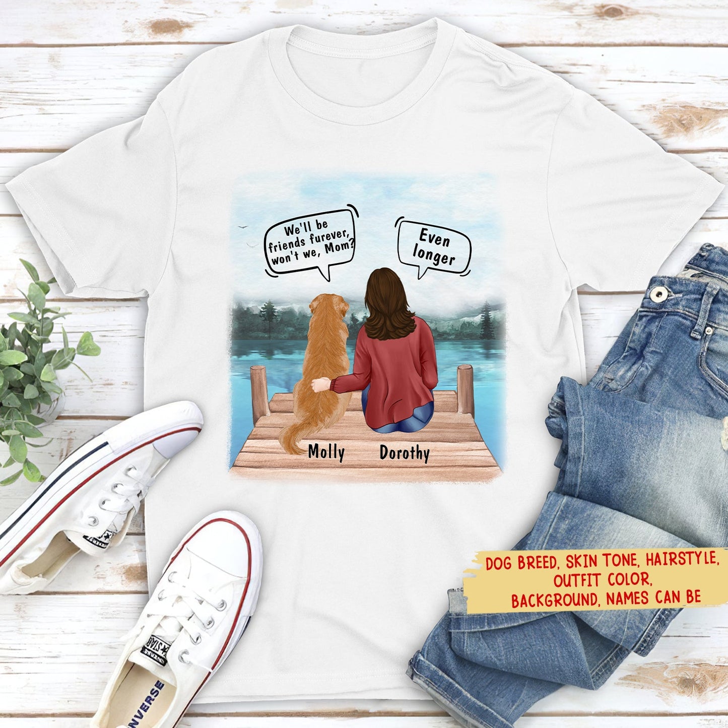 Friend Forever - Personalized Custom Unisex T-shirt
