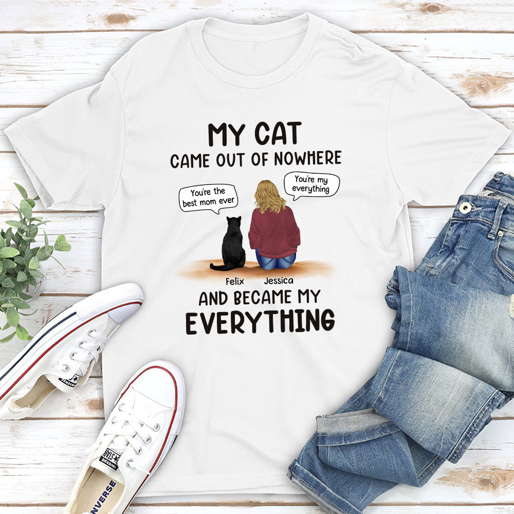 Cats Are My Everything - Personalized Custom Unisex T-shirt