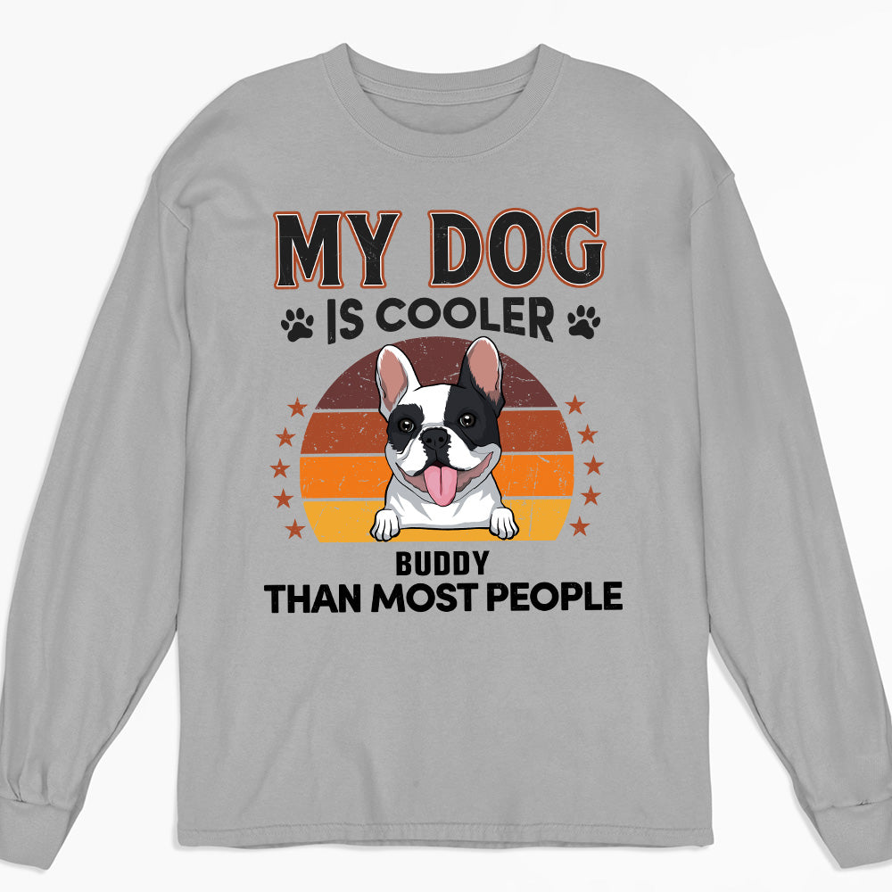 The Coolest Dog - Personalized Custom Long Sleeve T-shirt