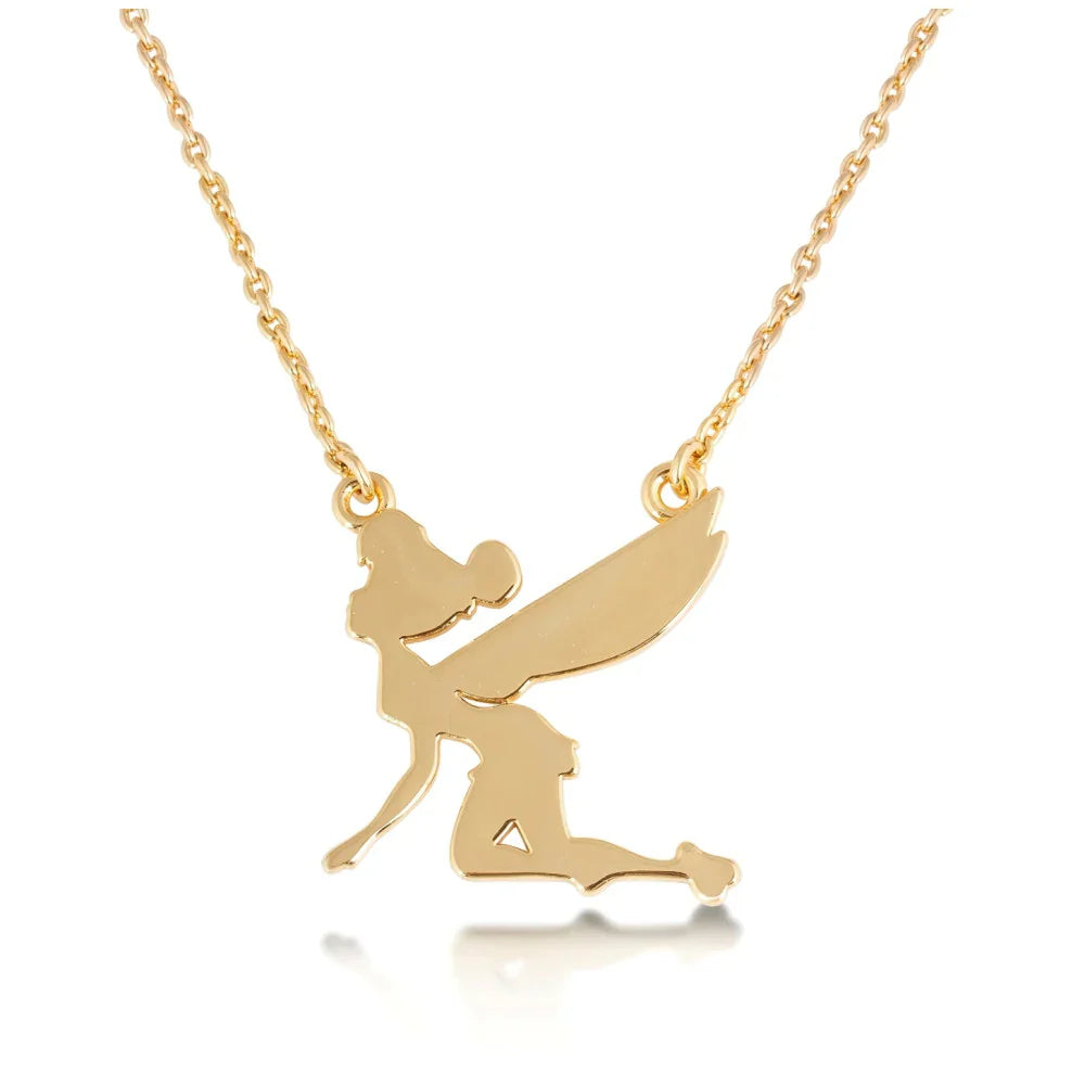 Tinker Bell (Peter Pan) Disney Gold Plated Silhouette Necklace