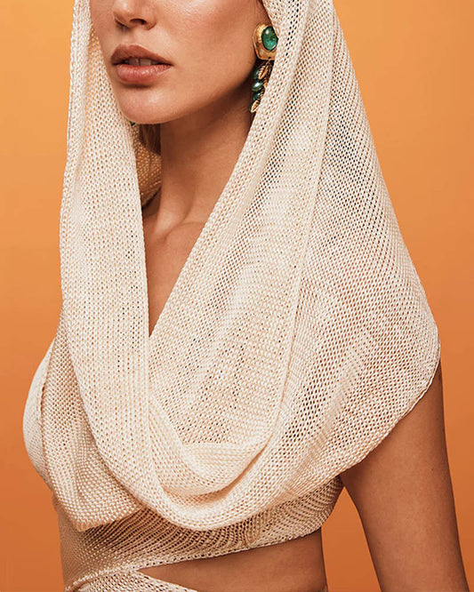 Elegant and fashionable solid color veil for women