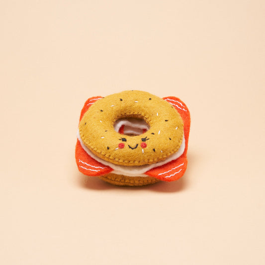 Bagel Squeaker Toy