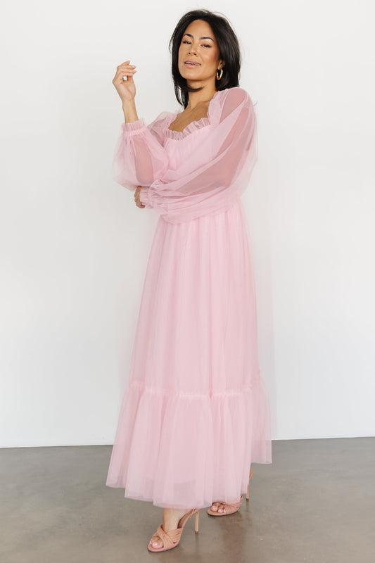 Cleobelle Maxi Dress | Rosy Pink