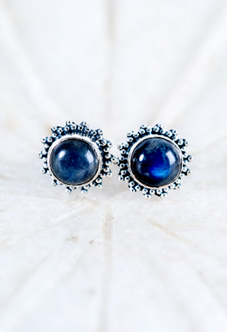 Indian Dot Setting Stud Earrings - Ishka