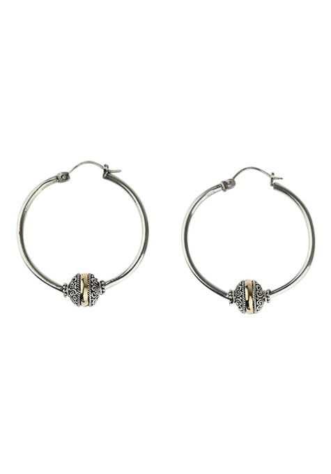Earrings Bali Hoops