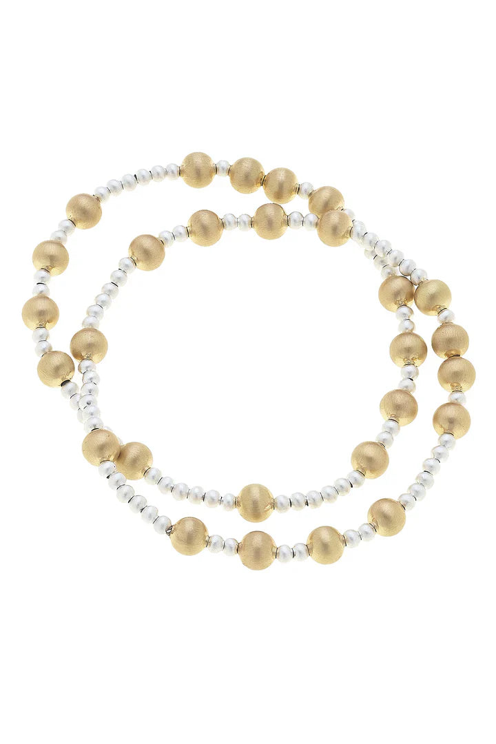 Shelby Ball Bead Stretch Bracelets