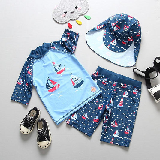 Kids Uv Protection Swimwear Set
