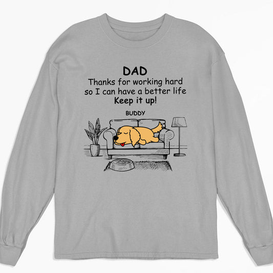 For Better Life - Personalized Custom Long Sleeve T-shirt