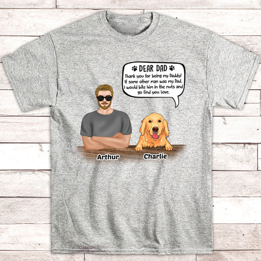 Dear Dad - Personalized Custom Unisex T-shirt