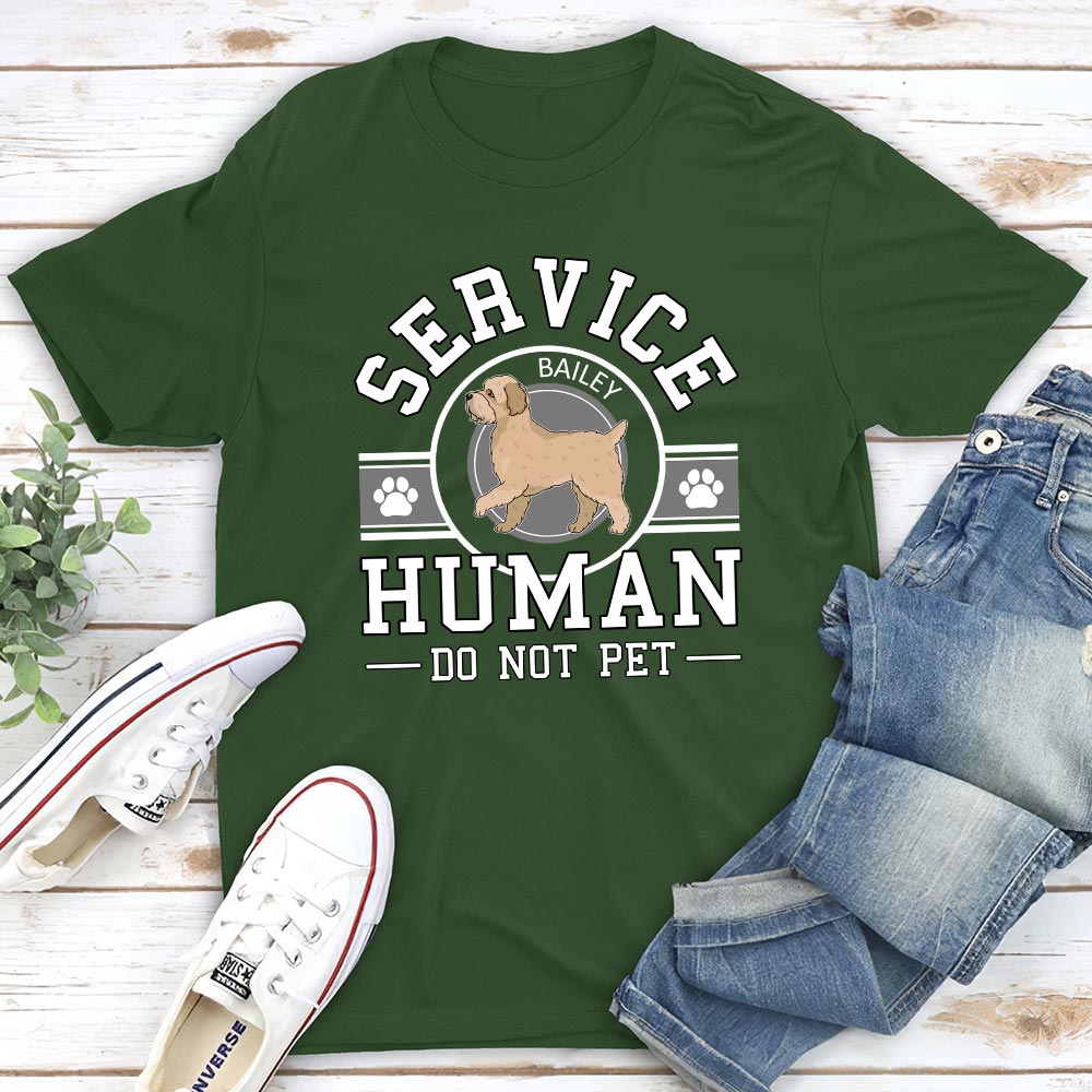 Service Human Logo 2 - Personalized Custom Unisex T-shirt