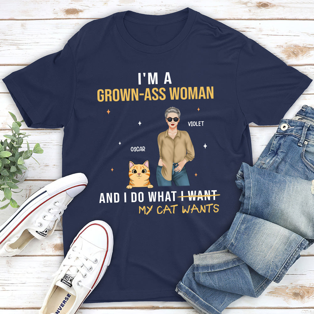 Do What My Cats Want - Personalized Custom Unisex T-shirt