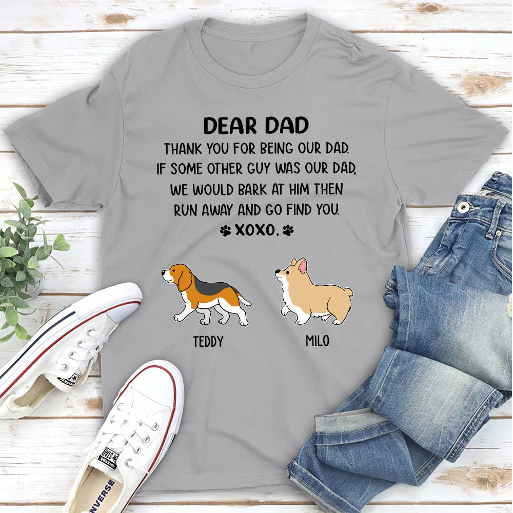 Dear Dad Xoxo - Personalized Custom Unisex T-shirt