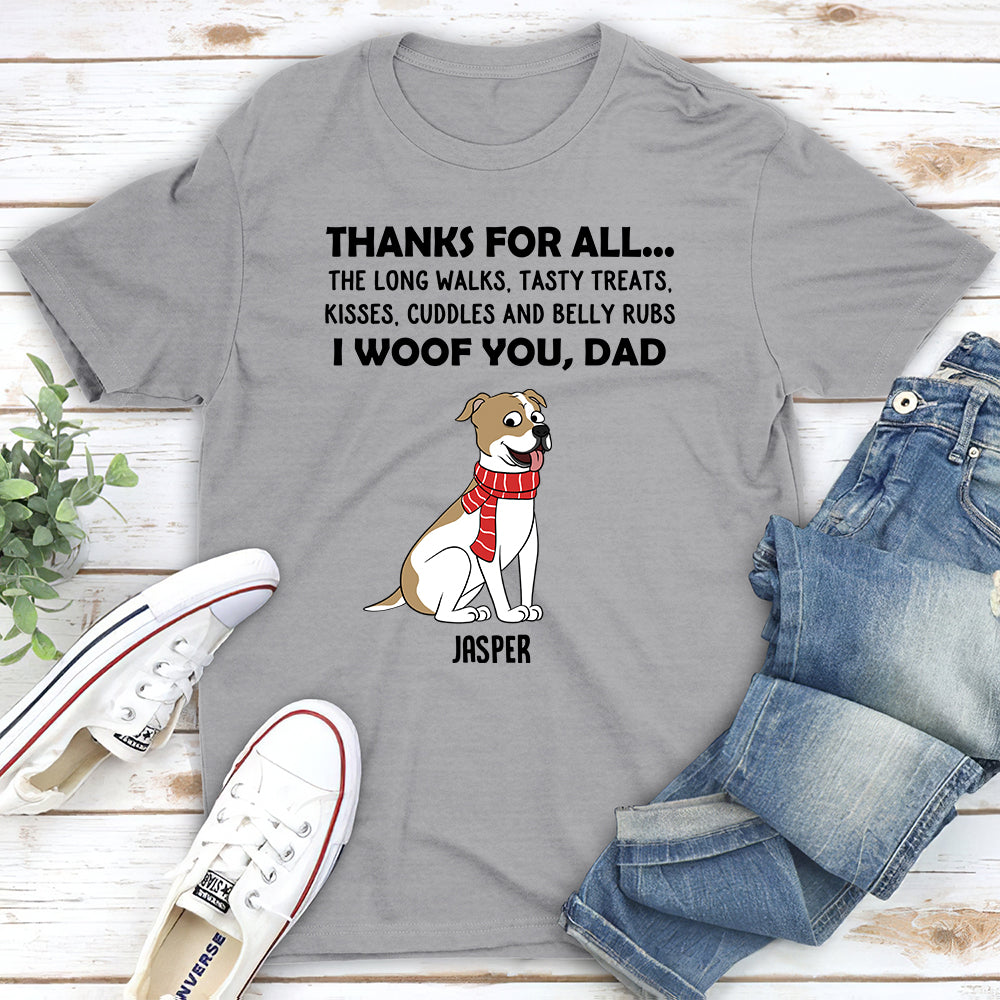 Thanks For All... - Personalized Custom Premium T-shirt
