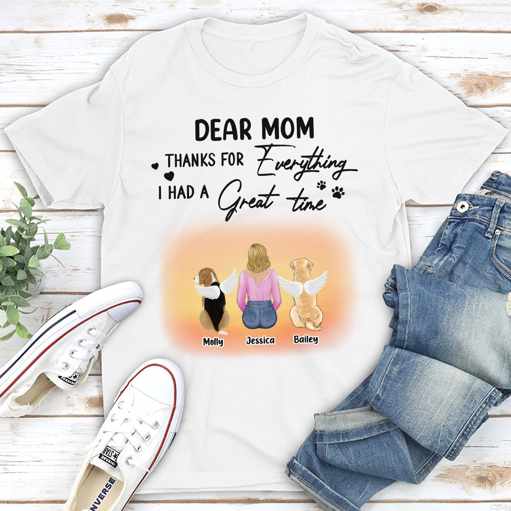 I Had A Great Time - Personalized Custom Unisex T-shirt