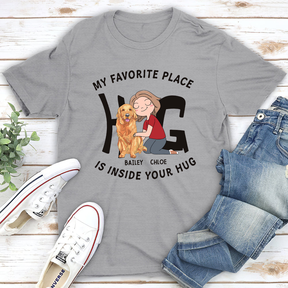 Inside Your Hug - Personalized Custom Unisex T-shirt