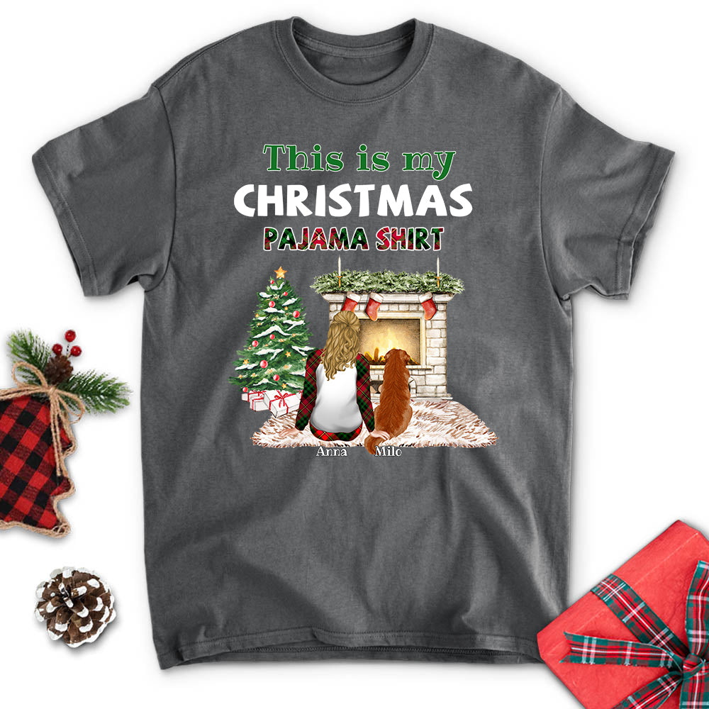 Christmas Pajama - Personalized Custom Unisex T-shirt