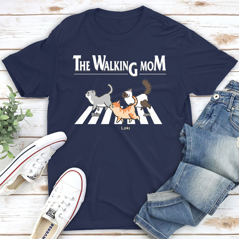 The Walking Cat - Personalized Custom Unisex T-shirt