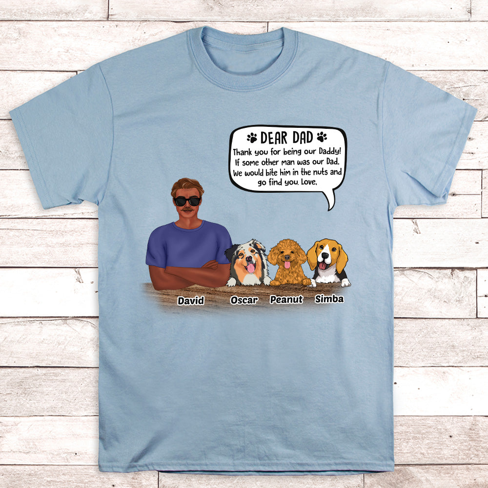 Dear Dad - Personalized Custom Unisex T-shirt
