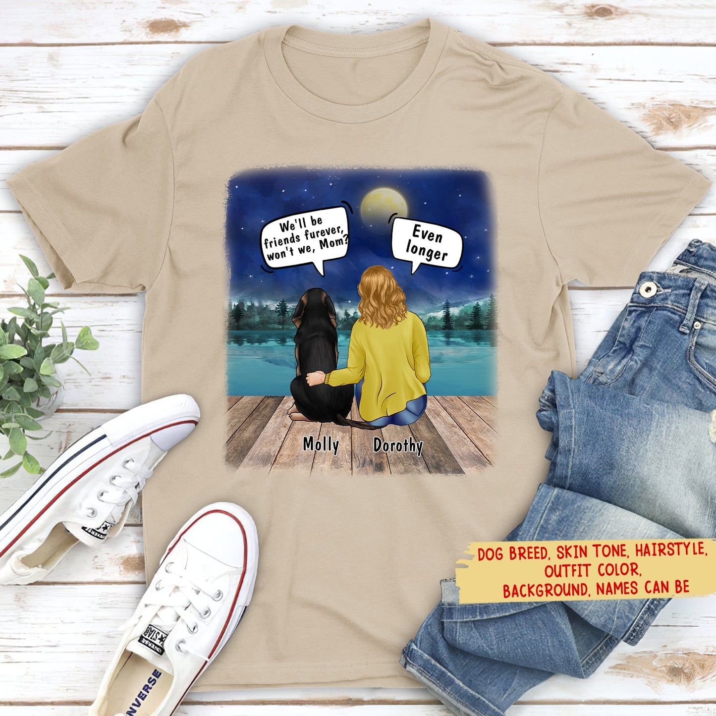 Friend Forever - Personalized Custom Unisex T-shirt