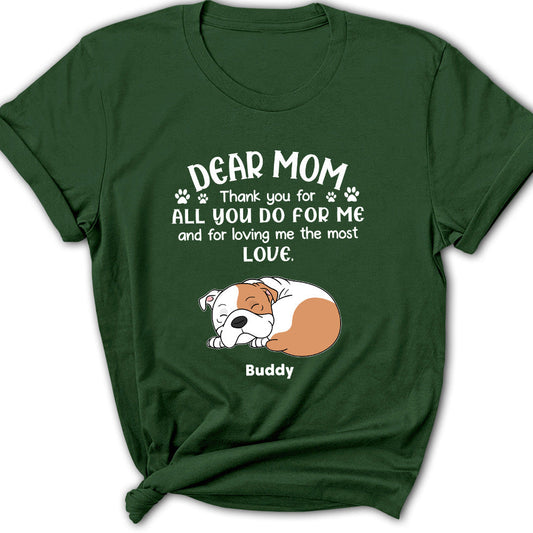 Well Done Mom - Personalized Custom Women's T-shirt