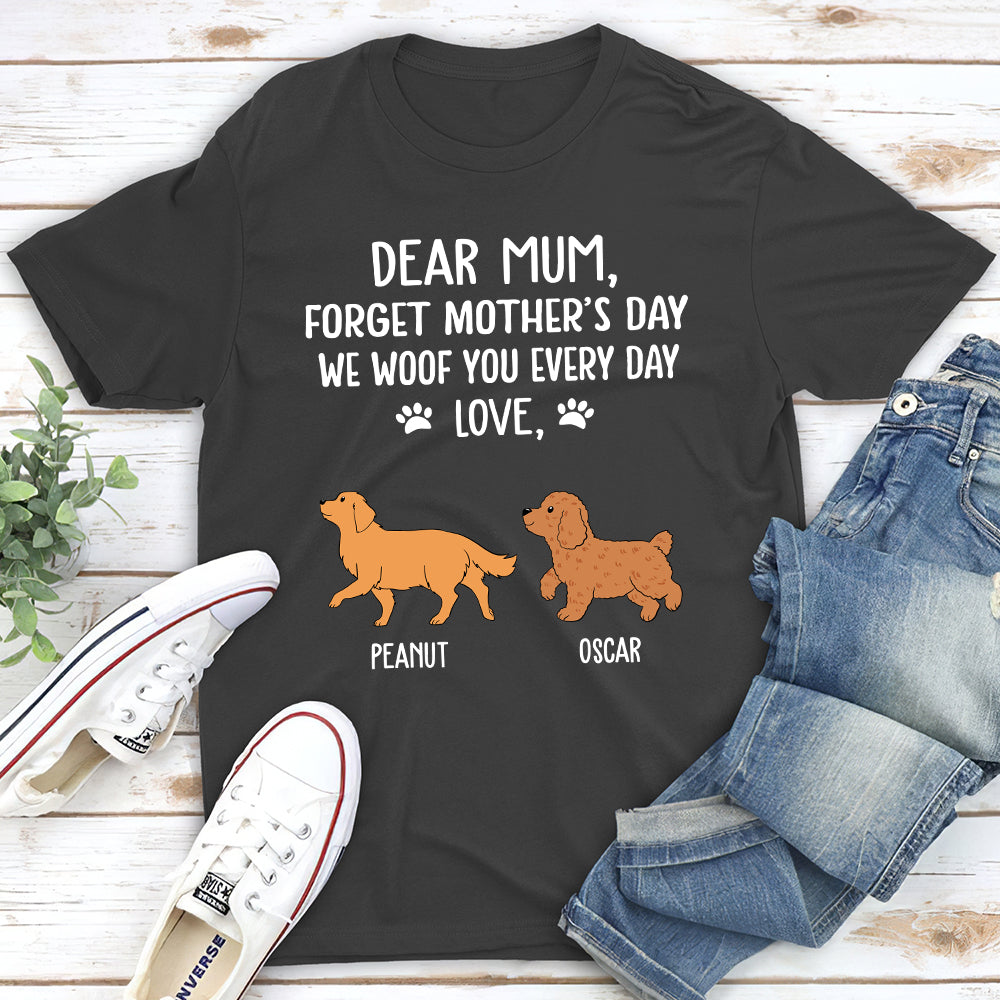 I Woof You Mom - Personalized Custom Unisex T-shirt