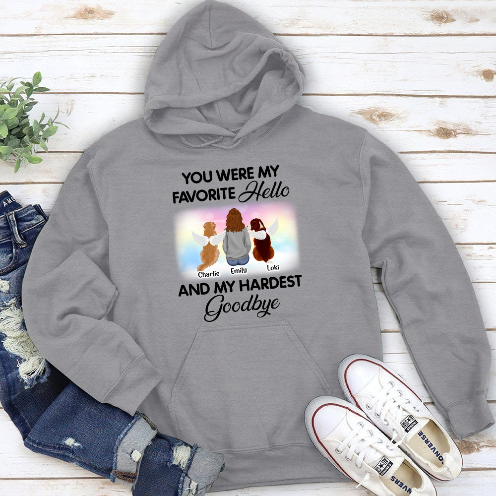 My Favorite Hello - Personalized Custom Hoodie