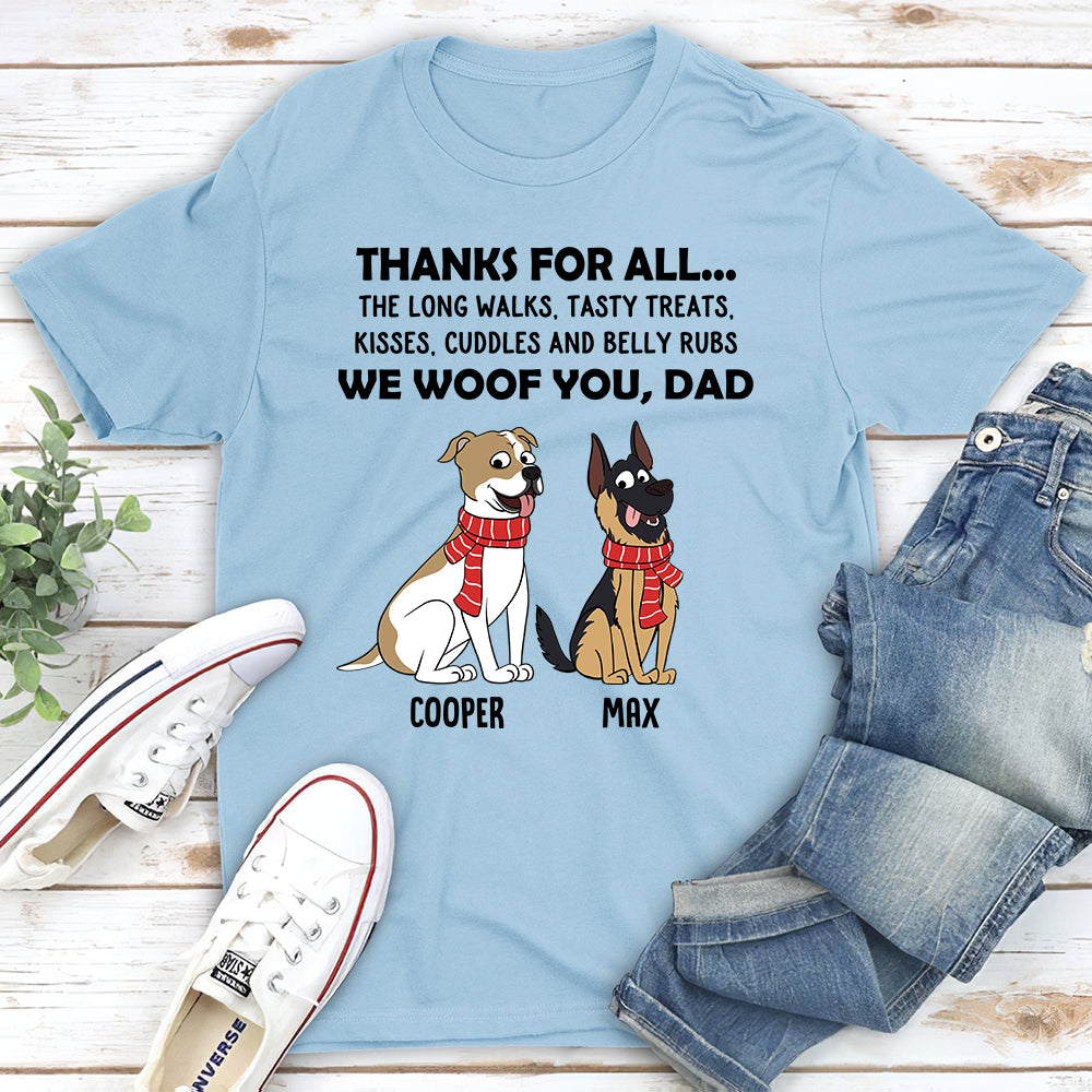 Thanks For All... - Personalized Custom Premium T-shirt