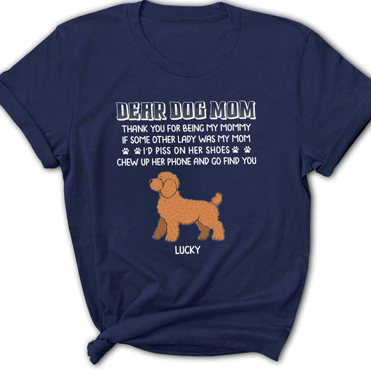 My One And Only Daddy - Personalized Custom Women's T-shirt