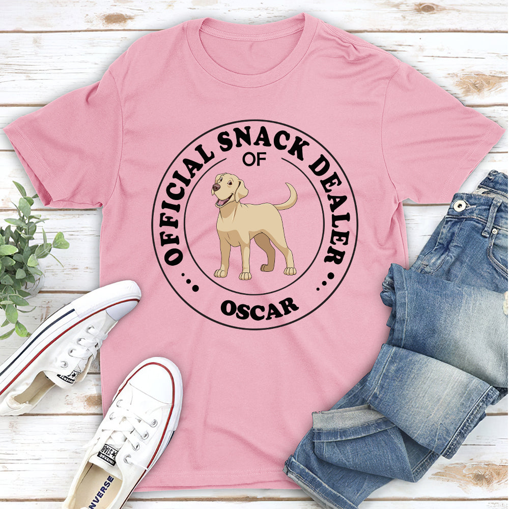 Official Snack Dealer - Personalized Custom Unisex T-shirt