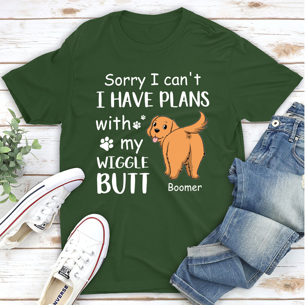 I Have Plans - Personalized Custom Unisex T-shirt